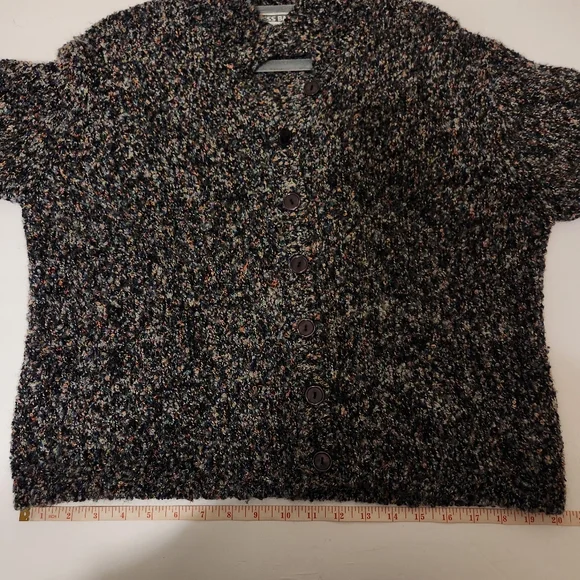 Dress Barn Colorful Teddy Cardigan - Picture 7 of 8